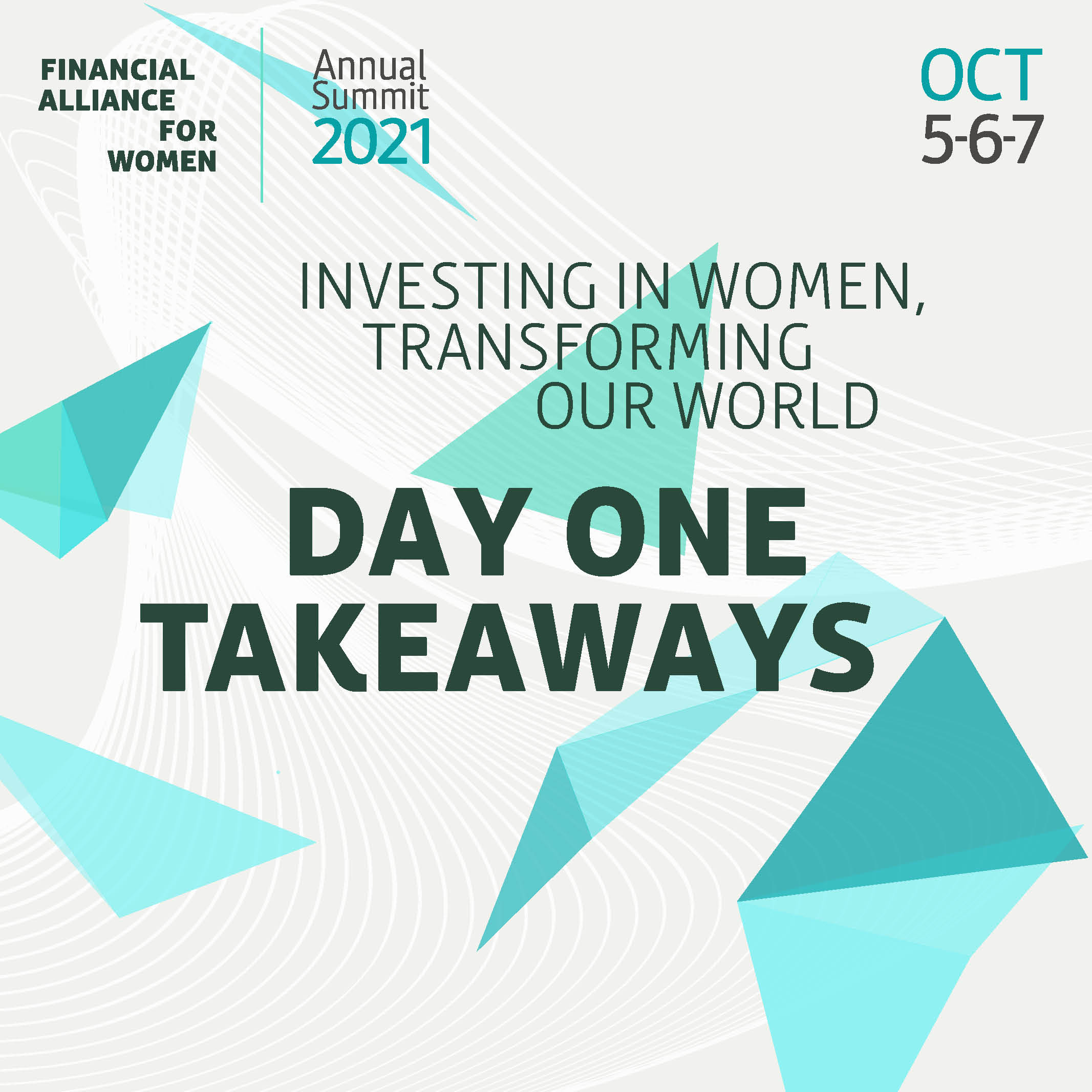 Annual Summit 2021 - Day 1 Takeaways | Financial Alliance for Women