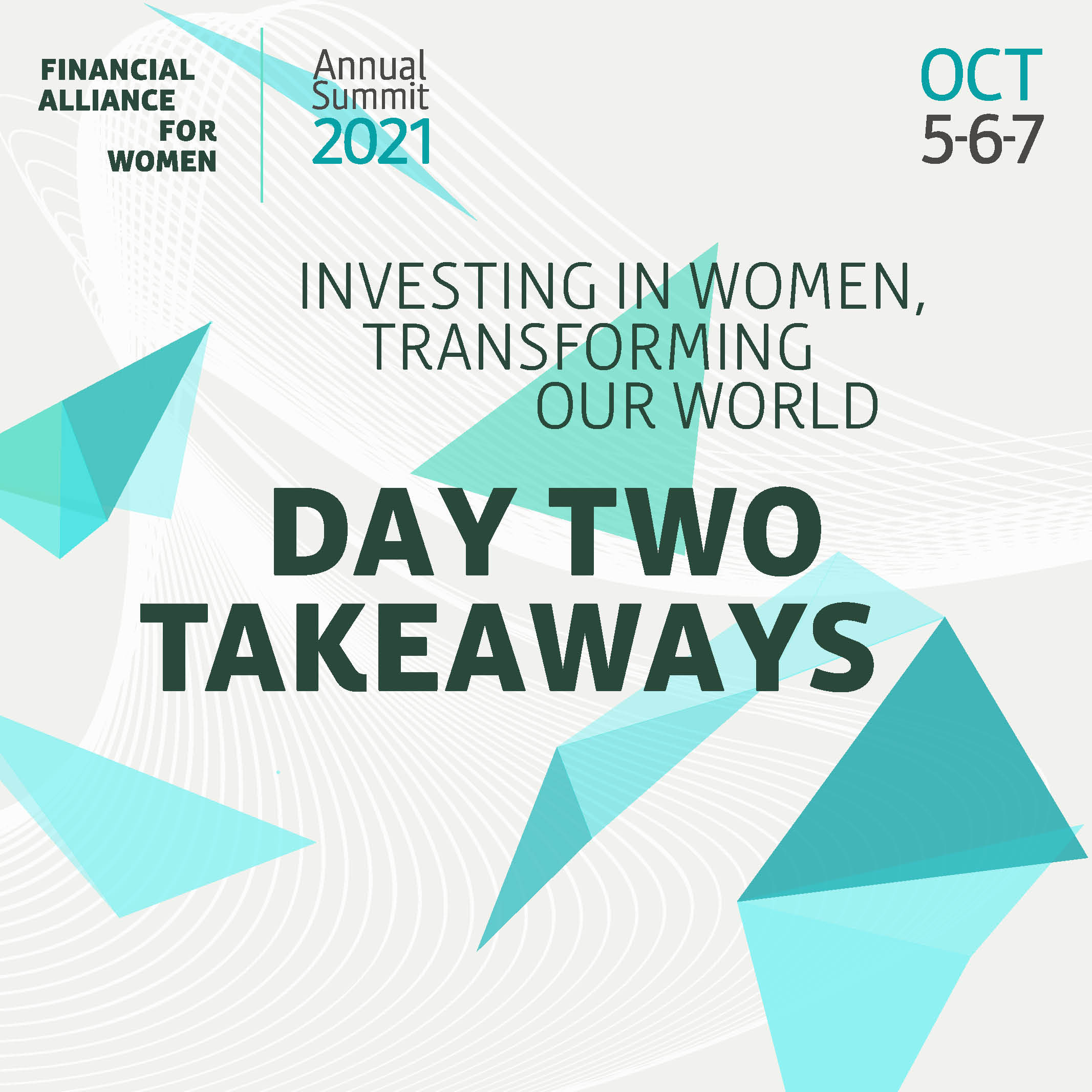 Annual Summit 2021 - Day 2 Takeaways | Financial Alliance for Women